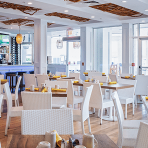 Coastal Blue restaurant for corporate events at ICONA Diamond Beach