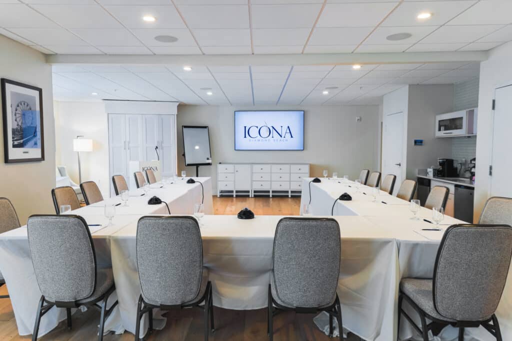 Aloha Suite corporate meeting space at ICONA Diamond Beach